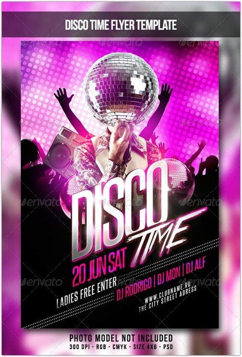 disco party flyer|free disco flyer template.